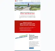 Kleine Seitenvorschau von drk-wesermarsch.de