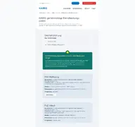 Kleine Seitenvorschau von kabeg.at