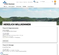 Kleine Seitenvorschau von mvz-westheim.de