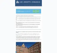 Kleine Seitenvorschau von luise-henriette-berlin.de