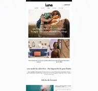 Kleine Seitenvorschau von lunamag.de