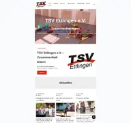 Kleine Seitenvorschau von tsv-ettlingen.de