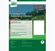 Kleine Seitenvorschau von kaeppelehof-hausach.de