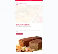 Kleine Seitenvorschau von baeckerei-heidrich.de