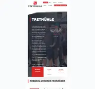 Kleine Seitenvorschau von tretmuehle.de