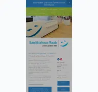 Kleine Seitenvorschau von sanitaetshaus-raab.de