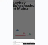 Kleine Seitenvorschau von sayhey-languages.de
