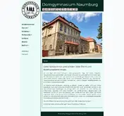 Kleine Seitenvorschau von domgymnasium-nmb.de