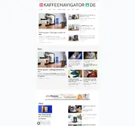 Kleine Seitenvorschau von kaffeenavigator.de