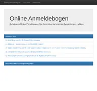 Kleine Seitenvorschau von schau-anmeldung.de