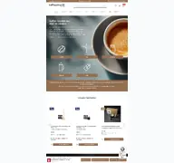 Kleine Seitenvorschau von kaffeeshop24.de