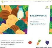 Kleine Seitenvorschau von regiothek.de