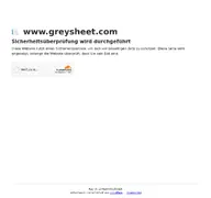 Kleine Seitenvorschau von greysheet.com