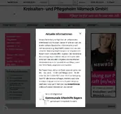Kleine Seitenvorschau von kah-werneck.de