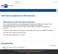 Kleine Seitenvorschau von chemnitz.ihk-online-akademie.de