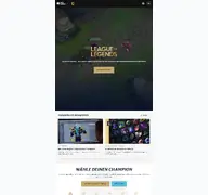 Kleine Seitenvorschau von leagueoflegends.co.kr