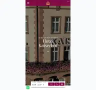 Kleine Seitenvorschau von kaiserhof-eisenach.de