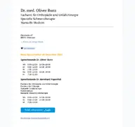 Kleine Seitenvorschau von xn--orthopdie-bunz-bib.de