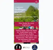 Kleine Seitenvorschau von trollinger-marathon.de