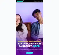 Kleine Seitenvorschau von zahltsichausbildung.de