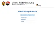 Kleine Seitenvorschau von kalender.hallenbuchung-helmstadt.de