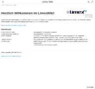 Kleine Seitenvorschau von wiki.limex.de