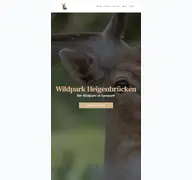 Kleine Seitenvorschau von wildpark-heigenbruecken.de