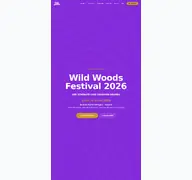 Kleine Seitenvorschau von wildwoods-festival.de