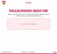 Kleine Seitenvorschau von willkommen.vfb.de