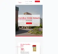 Kleine Seitenvorschau von kamillus-klinik.de