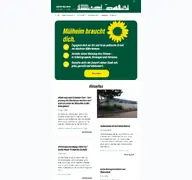 Kleine Seitenvorschau von gruene-mh.de
