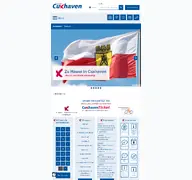 Kleine Seitenvorschau von cuxhaven.de
