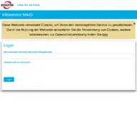 Kleine Seitenvorschau von maid.bogestra.de