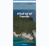 Kleine Seitenvorschau von frosch-sportreisen.de