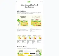 Kleine Seitenvorschau von shop.almased.de