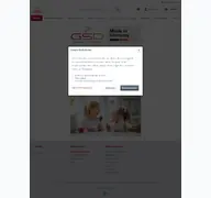 Kleine Seitenvorschau von gsd-shop.de