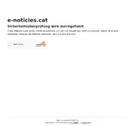 Kleine Seitenvorschau von e-noticies.cat