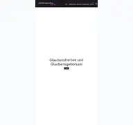 Kleine Seitenvorschau von glaubenssache-online.ch