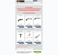 Kleine Seitenvorschau von vorderlader-shop.de