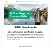 Kleine Seitenvorschau von magazin.bkk-bba.de