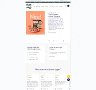 Kleine Seitenvorschau von frosta.de