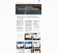Kleine Seitenvorschau von fahrschule-heinlein.de