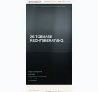 Kleine Seitenvorschau von nova-recht.de