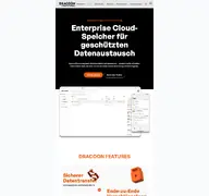 Kleine Seitenvorschau von dracoon.cloud