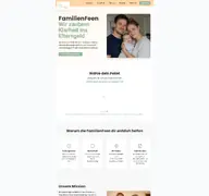 Kleine Seitenvorschau von familien-feen.de