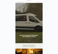 Kleine Seitenvorschau von fm-campervan.de