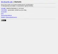 Kleine Seitenvorschau von xlstatik.de