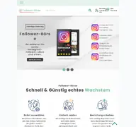Kleine Seitenvorschau von follower-boerse.de