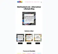 Kleine Seitenvorschau von diecheckerin.de