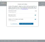 Kleine Seitenvorschau von app.smartlaw.de